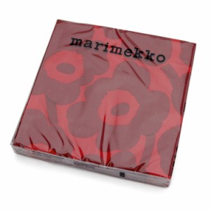 マリメッコ ペーパーナプキン ウニッコ レッドレッド 33x33cm 20枚入り marimekko UNIKKO 北欧雑貨 北欧 キッチン 紙ナプキン おしゃれ 