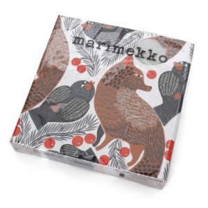 マリメッコ ペーパーナプキン ケトゥンマルヤ ホワイト 33x33cm 20枚入り marimekko 北欧雑貨 北欧 キッチン 紙ナプキン おしゃれ 新生活