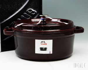 ストウブ staub ココット ラウンド(ロンド) 24cm グレナディンレッド 87 両手鍋 耐熱 ストーブ 鍋 お鍋 ロンド staub ピコ ココット ギフ