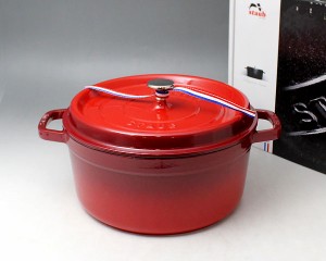 ストウブ staub ココットロンド(ラウンド) 26cm レッド 06 両手鍋 耐熱 ストーブ 鍋 お鍋 ロンド staub ピコ ココット ギフト 結婚祝い 