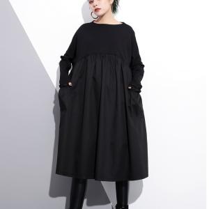 ワンピース ロング ブラック モード系 ゆったり スモック トレンド レディースファッション の通販はau Wowma ワウマ Mapoche 商品ロットナンバー