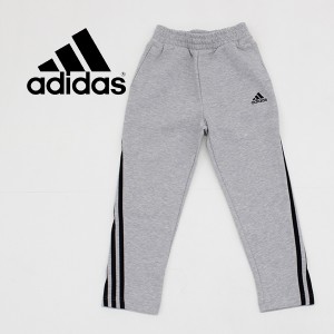 送料無料 アウトレット adidas アディダス キッズ ボトムス 3ストライプス ダブルニット テーパードレッグパンツ  春 夏 秋 冬 #593292 W