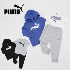 送料無料 アウトレット PUMA プーマ キッズ 上下セット ボーイズ 3PEACEセット 裏起毛  秋 冬 #1467128 WP80セ