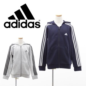 送料無料 アウトレット adidas アディダス キッズ アウター BESS3 ストライプスフルジップパーカー 秋 冬 #1462588 WP86セ