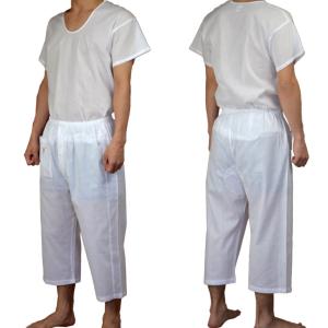 クレープ下着 上下 肌着 メンズ 綿100% メール便送料無料