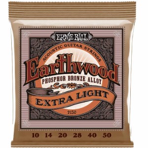 ERNIE BALL アコギ弦 フォスファーブロンズ EARTHWOOD 2150　EXTRA LIGHT ゲージ 10-50