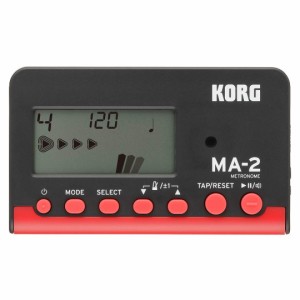 KORG 電子メトロノーム MA-2 赤黒 ベストセラーのカードタイプメトロノーム MA-2-BKRD