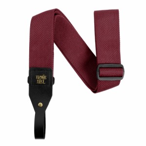 ERNIE BALL（アーニーボール） アコースティックギター用ストラップ ワインレッド　5367  ACOUSTIC POLYPRO STRAP アコギ用 ポリプロ・ス