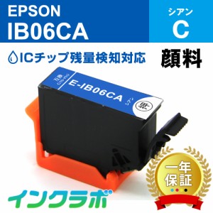エプソン EPSON 互換インク IB06CA 顔料シアン プリンターインク メガネ