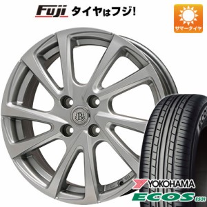 165/55R14 14インチ BRANDLE ブランドル E04 4.5J 4.50-14 YOKOHAMA ヨコハマ エコス ES31 サマータイヤ ホイール4本セット