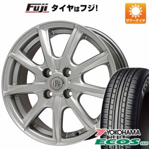 165/55R14 14インチ BRANDLE ブランドル E05 4.5J 4.50-14 YOKOHAMA ヨコハマ エコス ES31 サマータイヤ ホイール4本セット