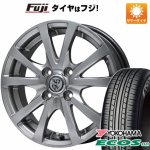 【送料無料】 165/55R14 14インチ BIGWAY ビッグウェイ TRG バーン 4.5J 4.50-14 YOKOHAMA ヨコハマ エコス ES31 サマータイヤ ホイール4