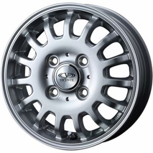 【送料無料】 165/60R14 14インチ WEDS ヴィセンテ 04 EV スズキ エブリィワゴン専用 4.5J 4.50-14 DUNLOP エナセーブ EC204 サマータイ