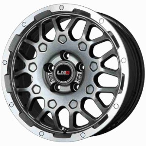 145/80R12 145R12 12インチ LMG MS-9W ガンメタリムポリッシュ 4J 4.00-12 YOKOHAMA ヨコハマ RY52 6PR サマータイヤ ホイール4本セット