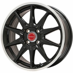 165/60R15 15インチ LMスポーツRS10(グロスブラックリムポリッシュ) 5.00-15 DUNLOP エナセーブ EC204 サマータイヤホイールセット