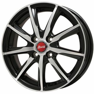 DUNLOP ダンロップ ウインターマックス 02 195/65R15 スタッドレスタイヤホイールセット BIGWAY B-WIN ヴェノーザ9 6J 6.00-15