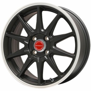 DUNLOP ウインターマックス 02 175/65R15 スタッドレスタイヤホイールセット LMスポーツRS10(マットブラックリムポリッシュ) 6J 6.00-15