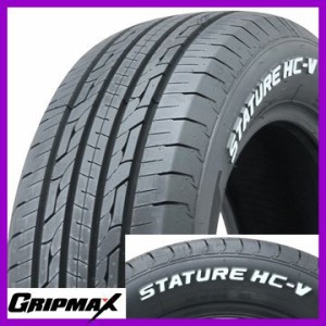 【送料無料】 GRIPMAX グリップマックス スタチャー HC-V RWL ホワイトレター（限定） 215/60R17 109/107S タイヤ単品1本価格