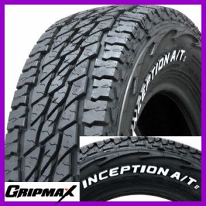 【送料無料】 GRIPMAX グリップマックス インセプション A/TII RWL ホワイトレター(限定) 195/80R14 106/104Q タイヤ単品1本価格