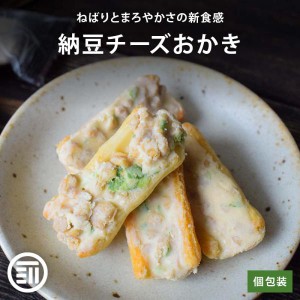 前田家 納豆チーズおかき ねぎ入り 150g 白しょう油味 国産米 国産大豆 国内加工 ひきわり納豆 チーズ ねぎ 個包装 濃厚 高級おかき ロン