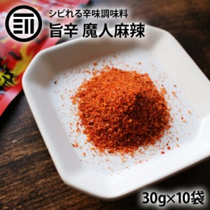 前田家 旨辛 辛味 スパイス 魔人麻辣 30g×10袋 粉末 パウダー 辛味調味料 麻辣マニア ミックススパイス 赤唐辛子 ハバネロ 花椒 山椒 唐