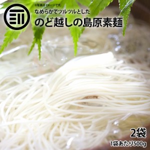 [前田家] 島原そうめん 2袋（50g×20束入） 長崎 名産 国内製造 小麦 佐賀 特産 煮麺 温麺 地獄煮 チャンプル お徳用 家庭用 業務用 送料