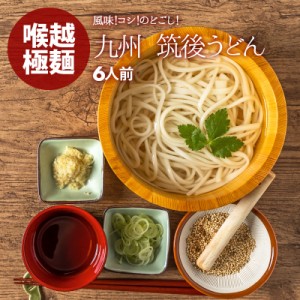 [前田家] うどん 乾麺 6人前 ゆで時間7分 筑後うどん ざるうどん かけうどん 厳選良縁うどん粉 使用 冷たい つゆ 温かい うどんスープ う