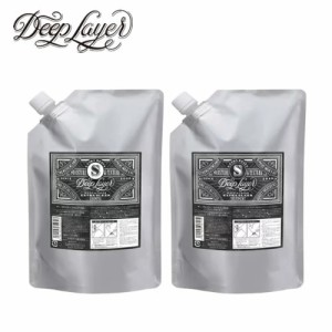 Deep Layer ディープレイヤー EXTRA SLEEK（エクストラスリーク）シャンプー750ml＆トリートメント750g 詰替セット【b-ex ビーエックス 