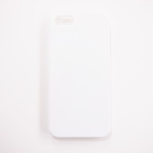 【case(ケース)】iPhone5/5S ケース カバー 無地 コート ホワイト【スマホケース/スマホカバー/無地ケース/無地カバー/デコ/デコレーショ