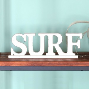 メッセージスタンド SURF アルファベットオブジェ アルファベット ブロック メッセージスタンド デイスプレイ 店舗用 カフェ 白 ホワイト
