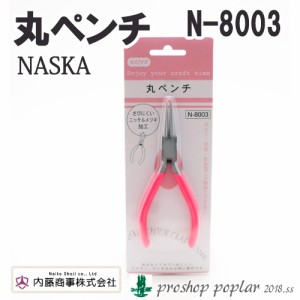 手芸 道具 内藤商事 N-8003 パペット 丸ペンチ 1組  毛糸のポプラ