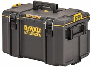 デウォルト(DEWALT) タフシステム2.0 システム収納BOX Lサイズ 工具箱 収納ケース ツールボックス DS400 積み重ね収納 DWST83342-1