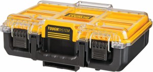 デウォルト(DEWALT) タフシステム2.0 ハーフサイズ オーガナイザー 工具箱 収納ケース ツールボックス 積み重ね収納 IP65 防塵 防水 小物