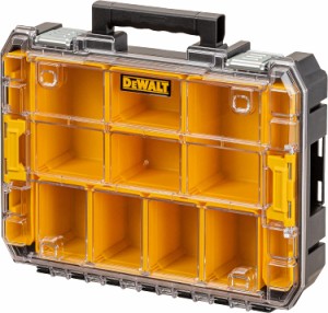 デウォルト(DEWALT) TSTAK オーガナイザー 工具箱 収納ケース ツールボックス 透明蓋 脱着トレー IP54 DWST82968-1