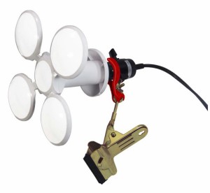 フジマック LEDパワーランプ クリップライト PWL-40FL 作業灯 40W 4800ルーメン コード長：5M