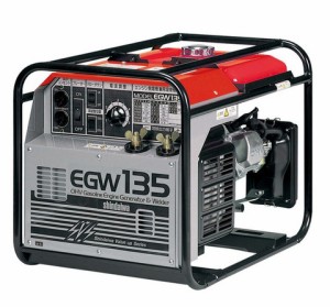 新ダイワ(やまびこ) エンジン溶接機 EGW135 [135Aクラス] 発電機兼用の49kg 軽量タイプ