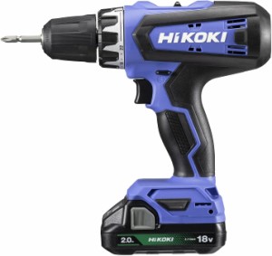 HiKOKI(ハイコーキ) FDS18DF(BG) 18V コードレスドライバドリル チャック 1.5〜13mm 22段クラッチ【バッテリー1個/充電器セット】