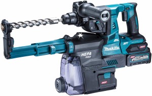 マキタ(makita) HR001GRDXV 28mm充電式ハンマードリル 青 40V【集塵システム/バッテリー/充電器セット】【3193】