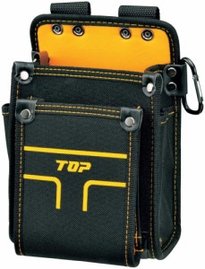 TOP工業(トップ工業) TPD201S 電工用腰袋 2段タイプ(小) テープホルダー付き  TPD-201S Tcarryシリーズ 腰袋