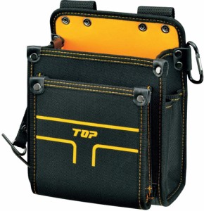 TOP工業(トップ工業) TPD201M 電工用腰袋 2段タイプ(中) テープホルダー付き  TPD-201M Tcarryシリーズ 腰袋