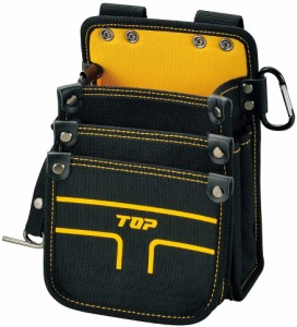 TOP工業(トップ工業) TPD301S 電工用腰袋 3段タイプ(小) テープホルダー付き  TPD-301S Tcarryシリーズ 腰袋