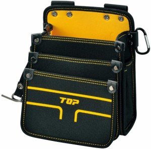 TOP工業(トップ工業) TPD301M 電工用腰袋 3段タイプ(中) テープホルダー付き  TPD-301M Tcarryシリーズ 腰袋