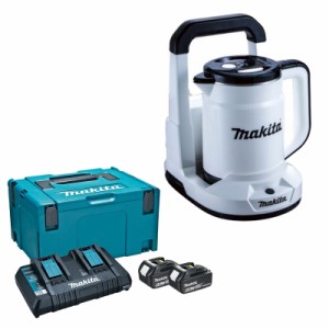 マキタ(makita) KT360DZW+A-61226 充電式ケトル+パワーソースキット1【バッテリー/充電器セット】18V+18V＝36V