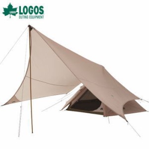 テント タープ セット LOGOS Tradcanvas Tepee＆タープ350-BB 71805559 ロゴス 送料無料