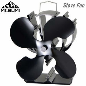 ストーブファン Mt.SUMI Stove Fan ストーブファン ブラック SV2110SF-BK マウント・スミ 送料無料