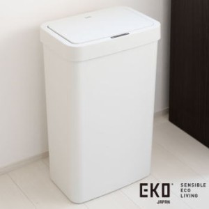 ゴミ箱 ダストボックス EKO ハナセンサービン50L EK6226P-50L-WH ホワイト イーケーオー 送料無料