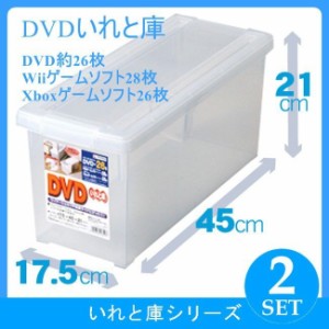 【 2個組 】天馬 DVD いれと庫 収納ケース 収納ボックス 整理ボックス TENMA いれと庫 