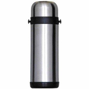 ◇ タフコ ワンダーボトル 1L シルバー F-2375 キッチン 水筒 コップ 広口 洗いやすい 