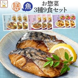 レトルト 惣菜 おかず 膳 和風 魚 3種9食 詰め合わせ セット 【 送料無料 沖縄以外】 レトルト食品 常温保存 和食 おつまみ 煮魚 焼き魚 