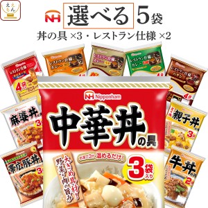 レトルト食品 常温 惣菜 詰め合わせ 選べる 丼の具 レトルト カレー ハヤシ パスタソース 5袋 セット 【 送料無料 北海道沖縄以外】 日本